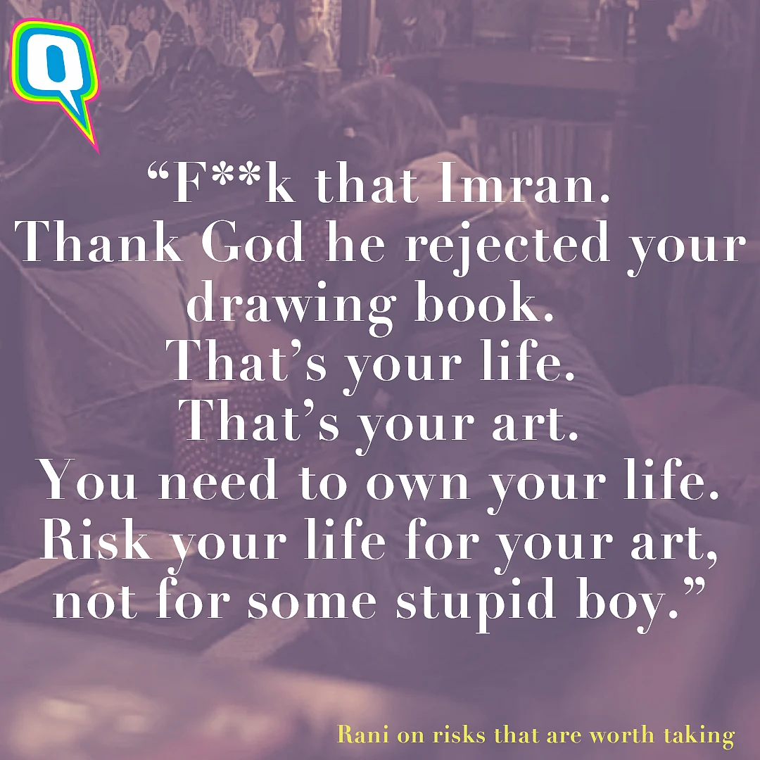 Rani on risks that are worth taking. 