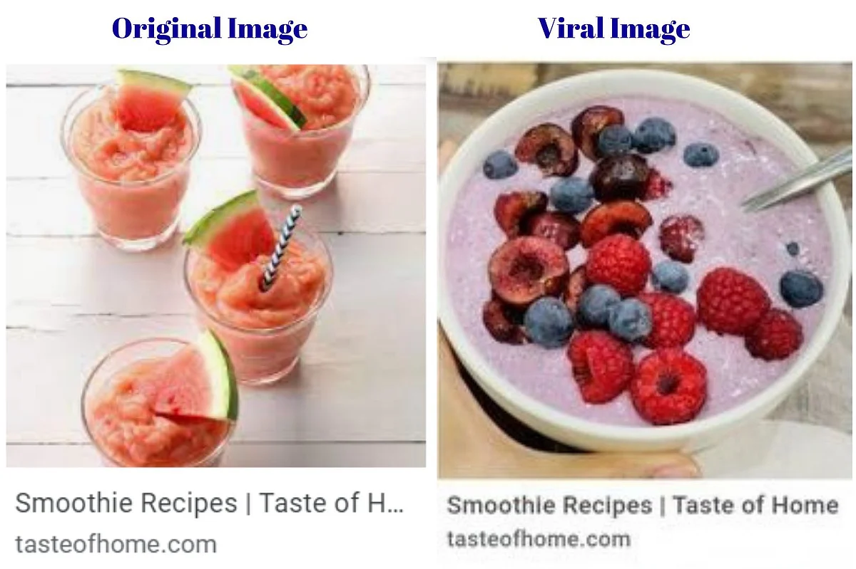 Kangana Used Google Image of Smoothie? No, Screenshots Are Edited