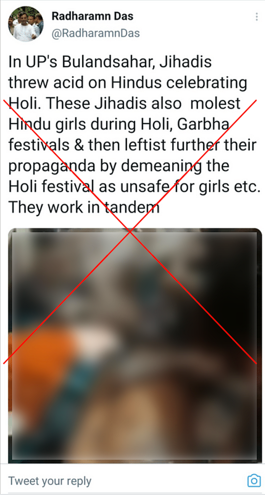 UP Video of Acid Spilt on 2 Men on Holi Given False Communal Spin