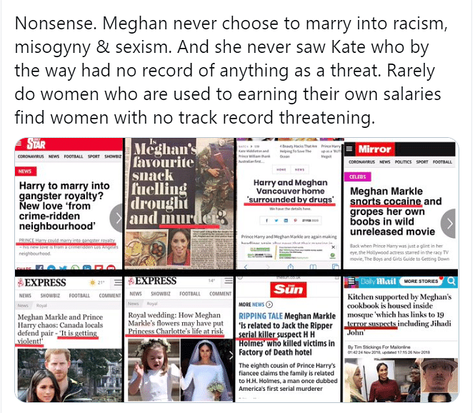Meghan Markle has been subjected to targeted racism & misogynistic trolling. But this isn’t the first time.