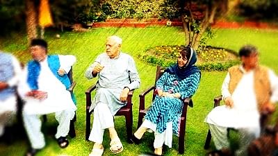 Srinagar: People’s Democratic Party (PDP) leader Mehbooba Mufti and National Conference President Farooq Abdullah&nbsp;