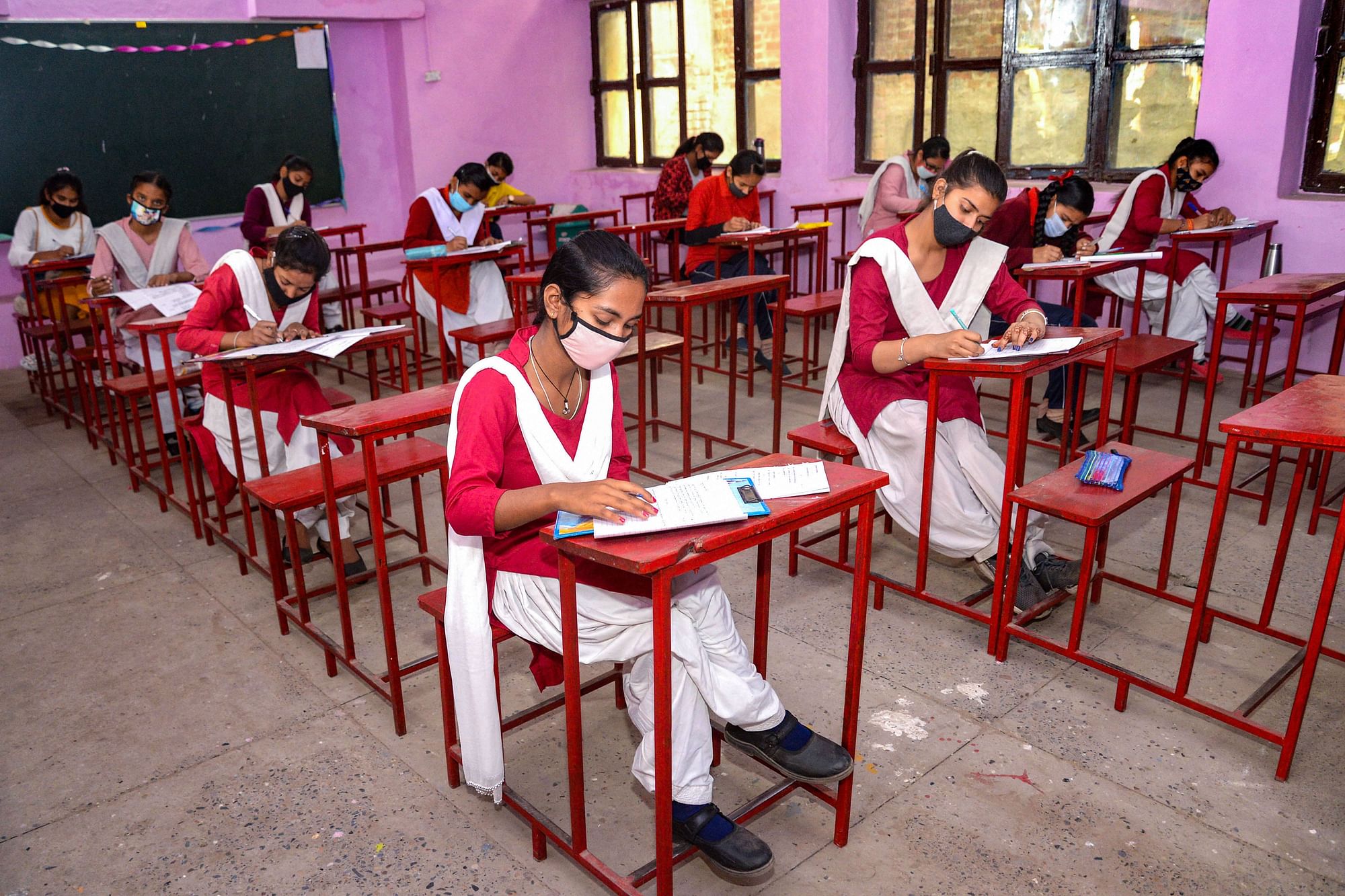 UP Board exam were postponed in April amid rising COVID-19 cases. Image used for representation purpose.