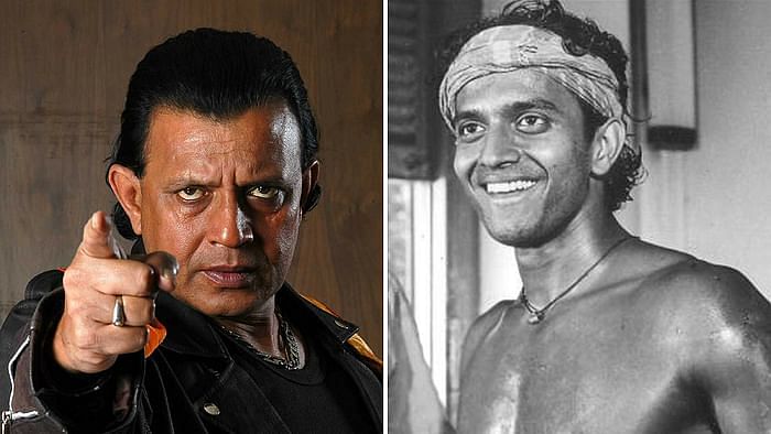 Images of Mithun Chakraborty from his popular films.