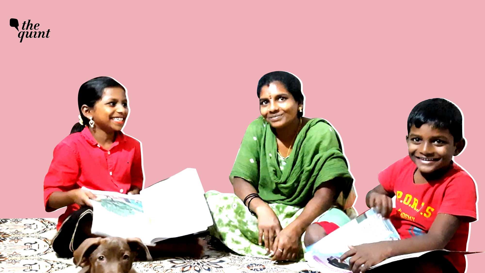 A 28-year-old Rathi is a domestic worker living in Chennai, Tamil Nadu, along with her husband and two kids – 8-year-old Rakesh and 10-year-old Lakshyasree.