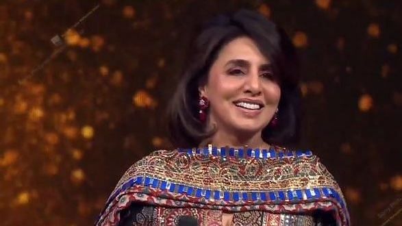 <div class="paragraphs"><p>Neetu Kapoor in a still from the Indian Idol 12 Rishi Kapoor special episode</p></div>