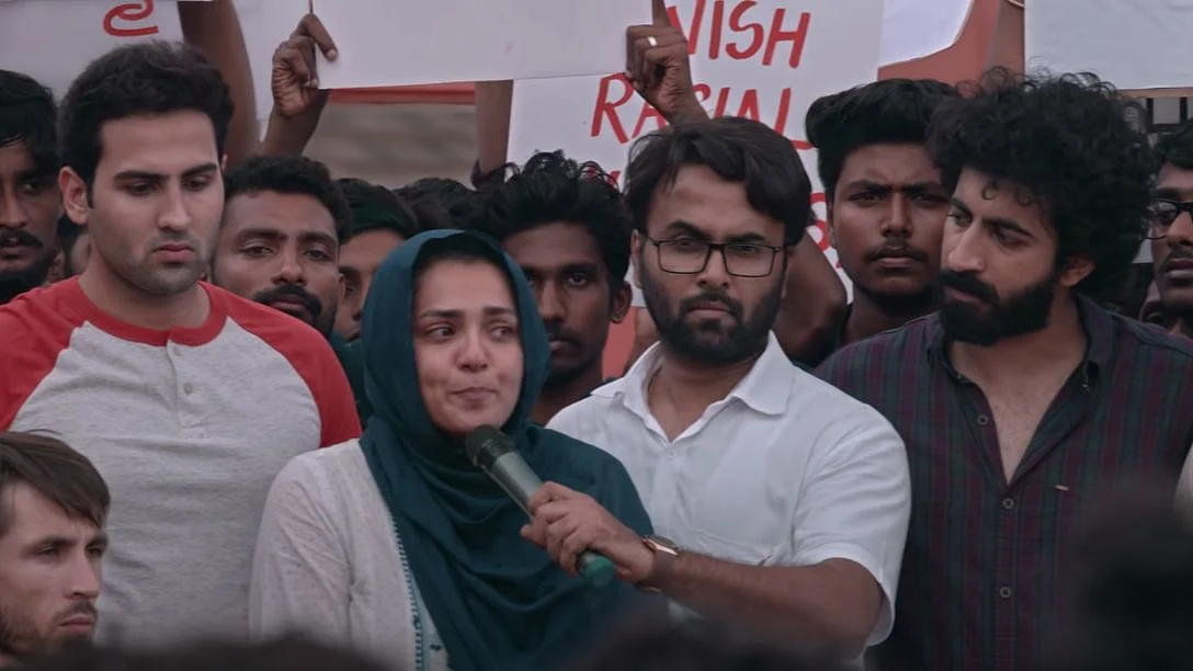 A still from <i>Varthamanam.</i>
