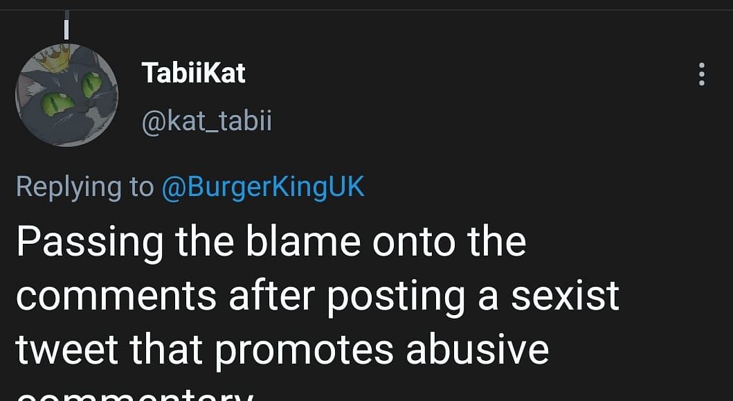 With little context, Burger King tweeted ‘Women belong in the kitchen.’