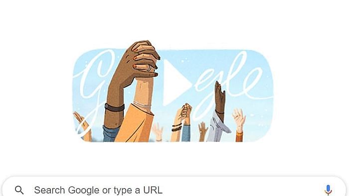 International Women’s Day 2021: Google Doodle celebrating International Women’s Day.