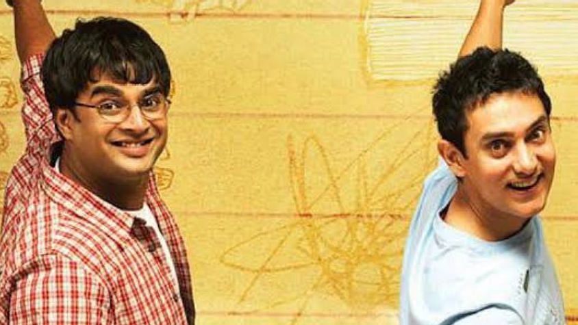 <div class="paragraphs"><p>Madhavan and Aamir Khan in the '3 Idiots' poster</p></div>