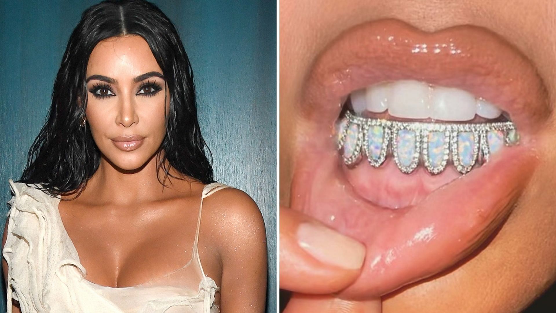 <div class="paragraphs"><p>Kim Kardashian got an opal grill for her lower jaw and some are asking if she can lend them monies.</p></div>