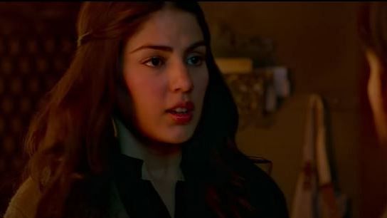 Rhea Chakraborty in a still from the ‘Chehre’ trailer