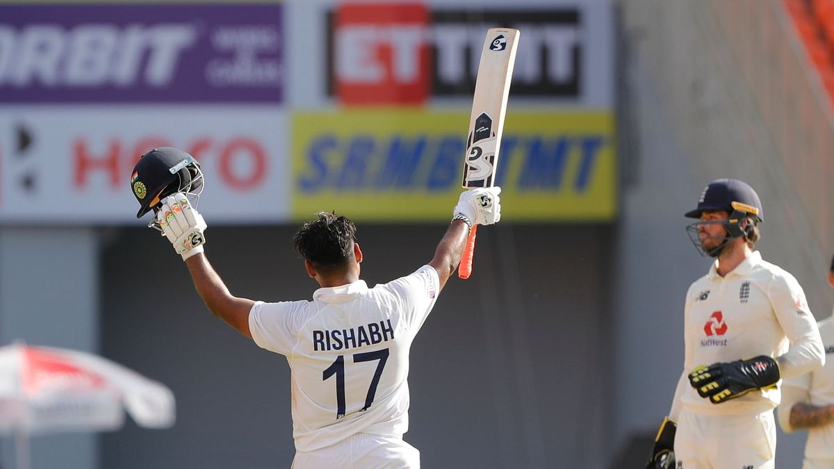 Rishabh Pant scored a century for India during the fourth Test against England.