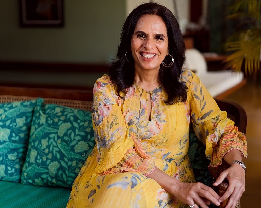 Anita Dongre has rightly named her home Vana meaning tree, in keeping with its nature theme.