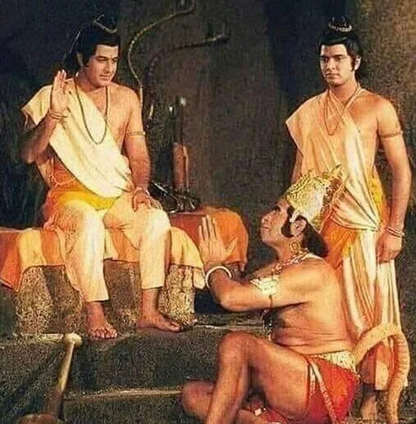 Dara Singh and Arun Govil