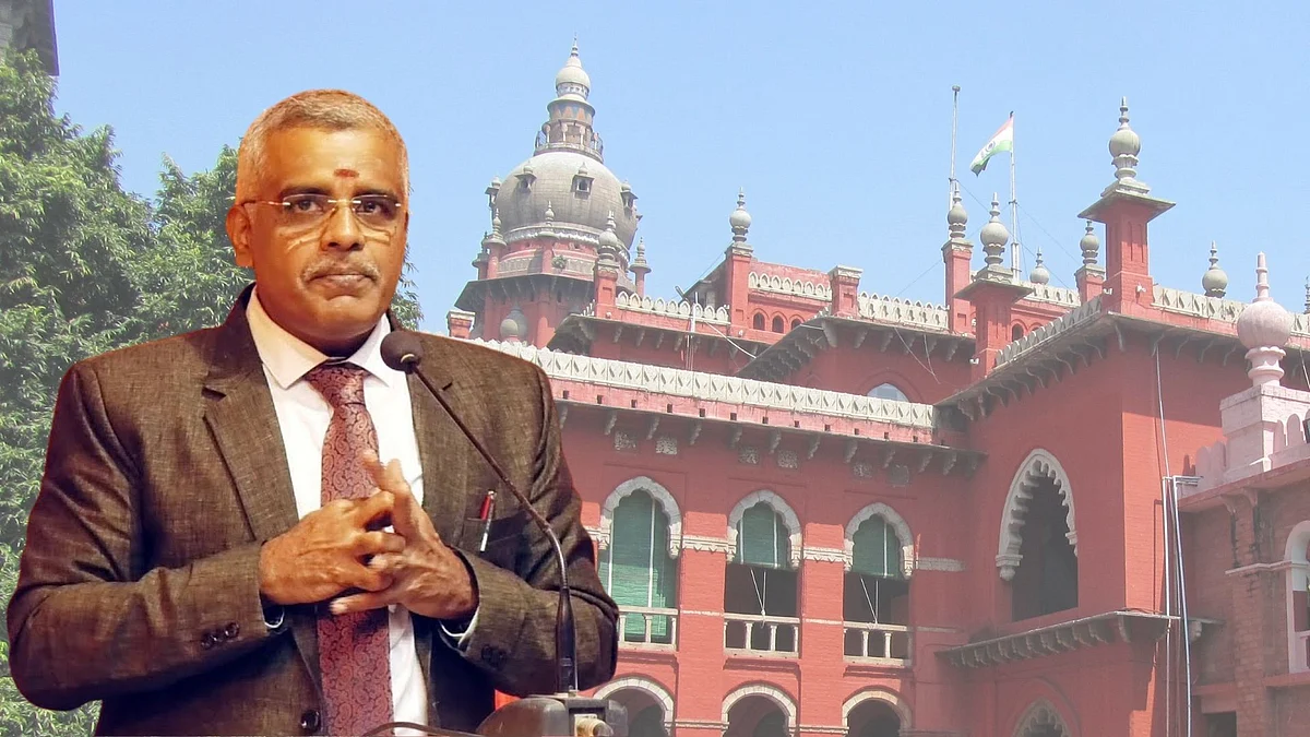 Madras HC Justice N Anand Venkatesh.