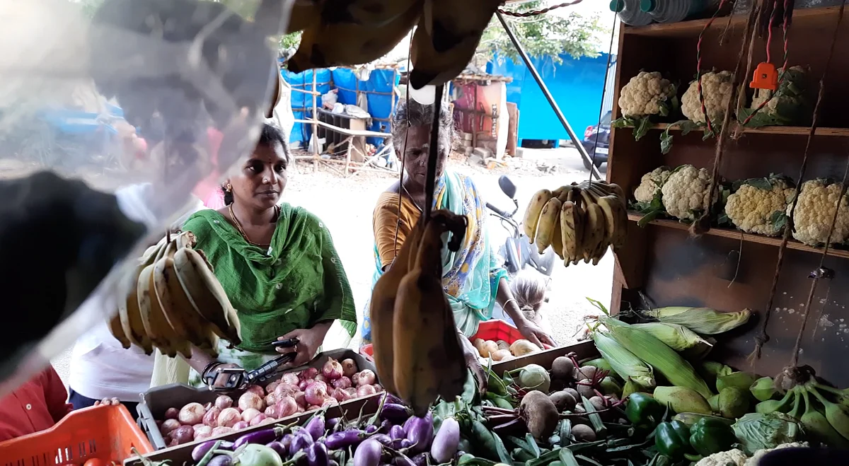 Rathi said during the pandemic they had no money to afford vegetables or meat.