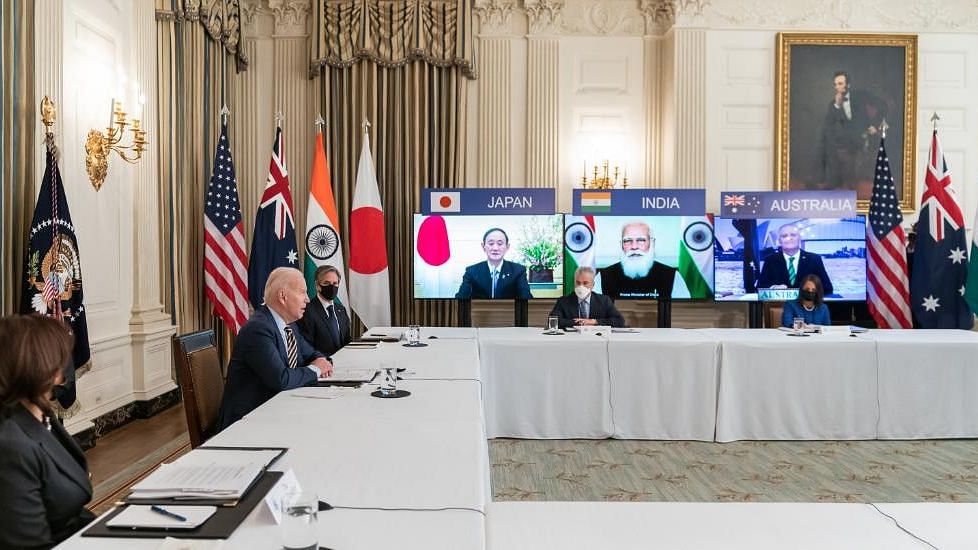 “India’s formidable vaccine production will be expanded with support from Japan, US and Australia,” PM Modi tweeted.