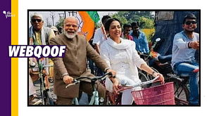 Morphed Photo of PM Modi With WB BJYM’s Pamela Goswami Goes Viral