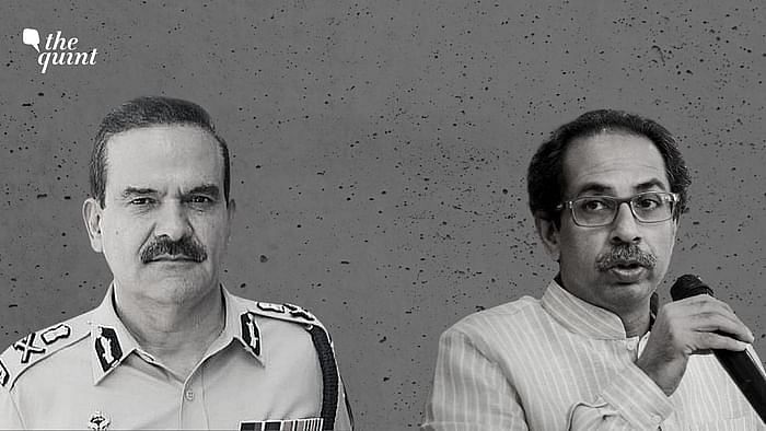 Image of Sachin Vaze (L) and Chief Minister Uddhav Thackeray used for representational purposes.