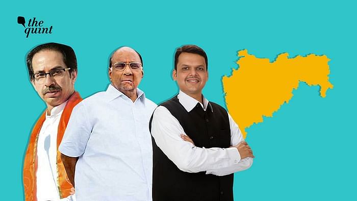 From left to right: Maharashtra CM Uddhav Thackeray, NCP Chief Sharad Pawar and former Maharashtra CM Devendra Fadnavis. Image used for representational purposes.