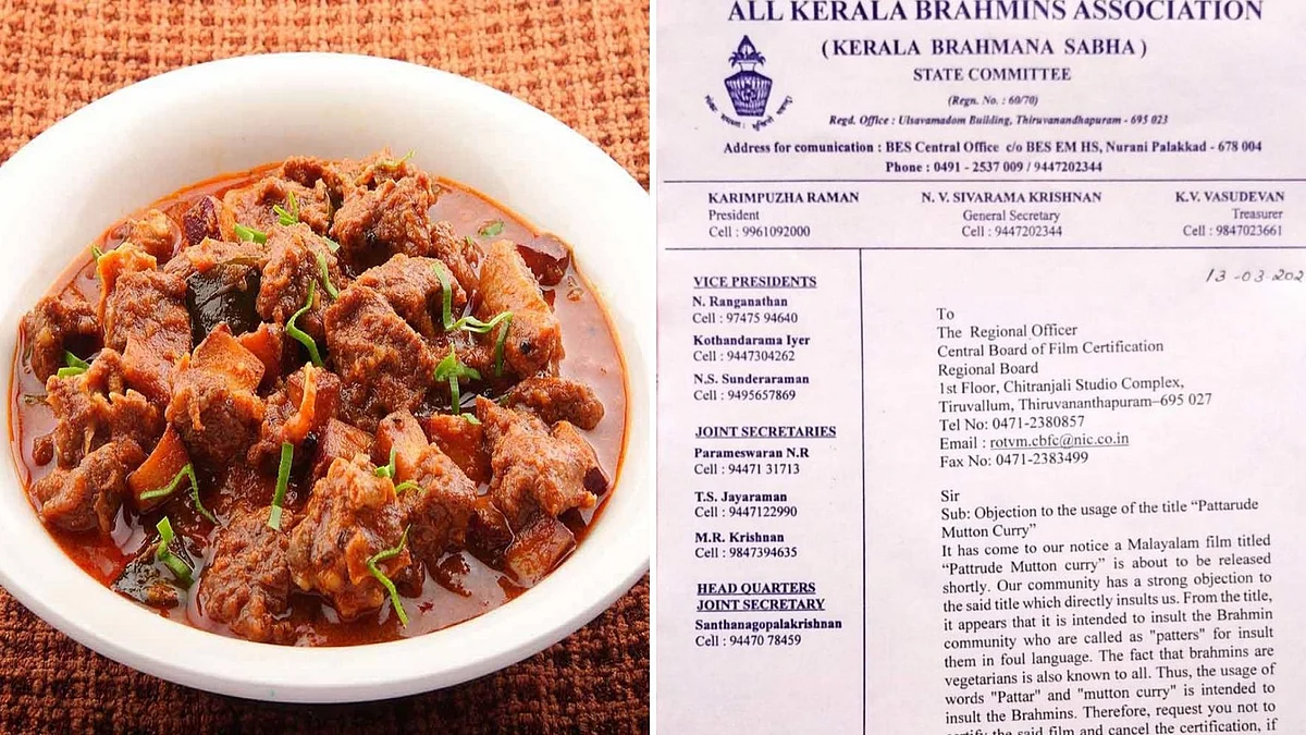  <p>'Pattarude Mutton Curry' Title Changed After Brahmins Protest</p>