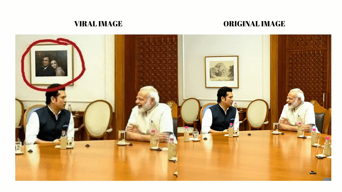 Left: Viral image. Right: Original image.