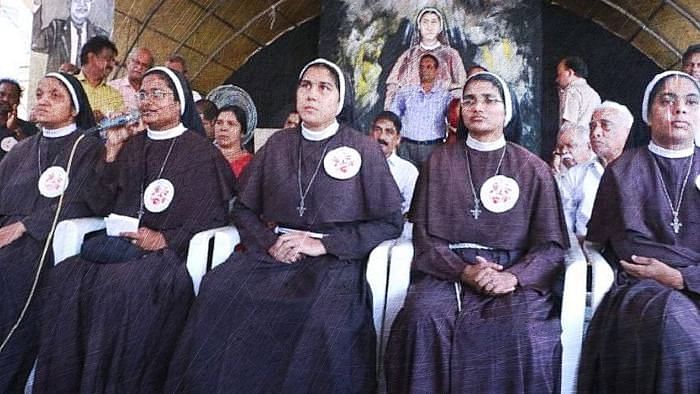 Archival image of nuns in Kerala in a different unrelated incident used for representational purposes.