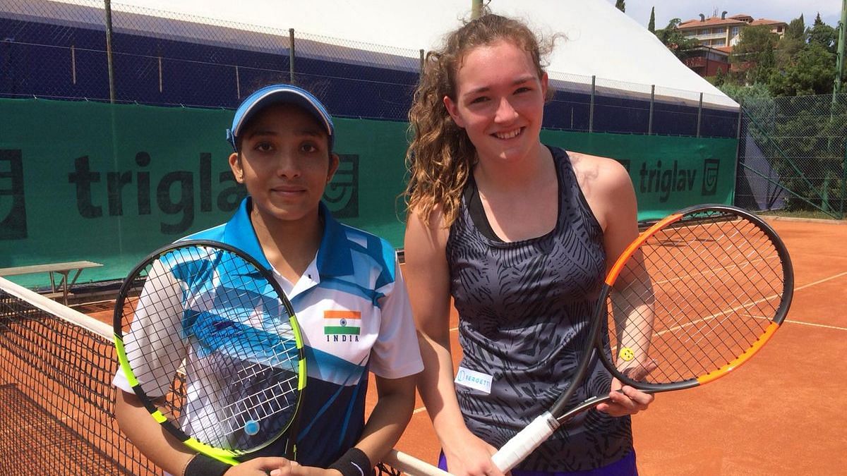 Jafreen Shaik (left) gave India’s its very first medal at the Deaflympics in tennis.