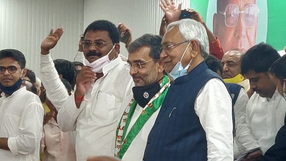 After Bihar Loss, Kushwaha’s RLSP Merges with Nitish’s JD(U) 