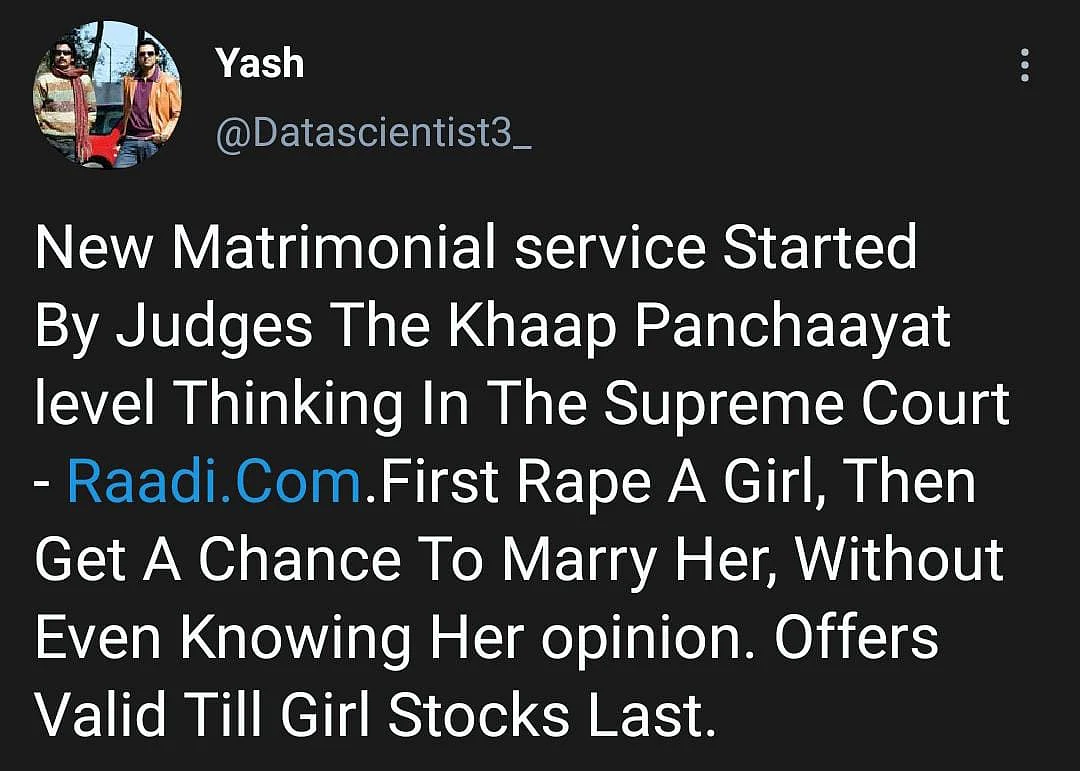 Twitter Reacts to CJI’s ‘Will You Marry Her?’ Comment in Hearing