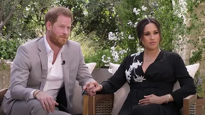 Meghan Markle, Prince Harry, in an interview with Oprah Winfrey.
