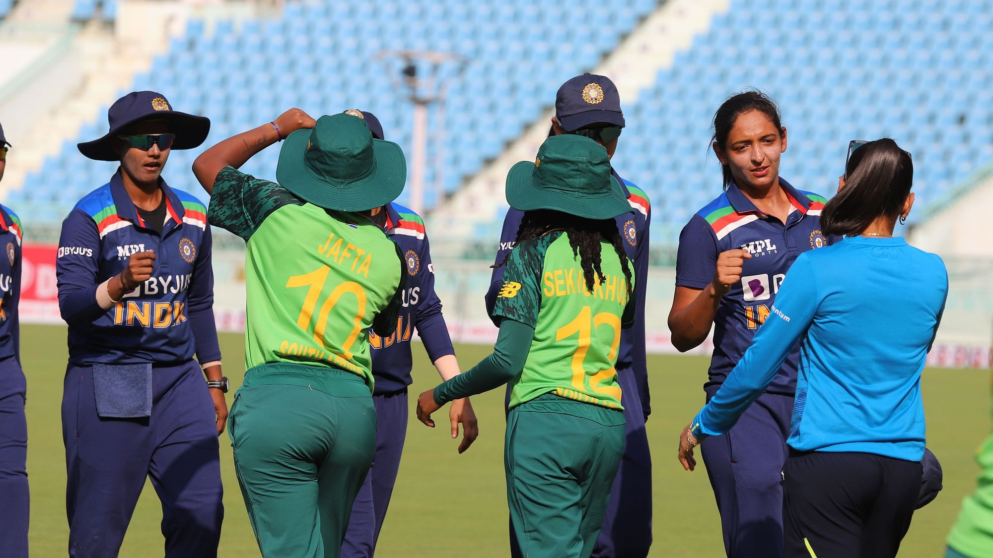India lost to South Africa by eight wickets in the first women’s ODI on Sunday.