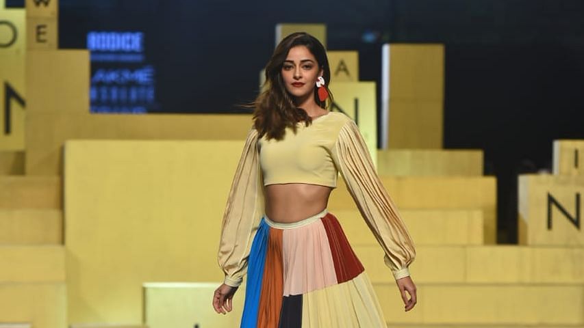 In Pics: Ananya Panday Dazzles in Sachdeva’s Design at LFW 