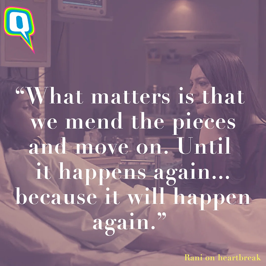 Rani on heartbreak.