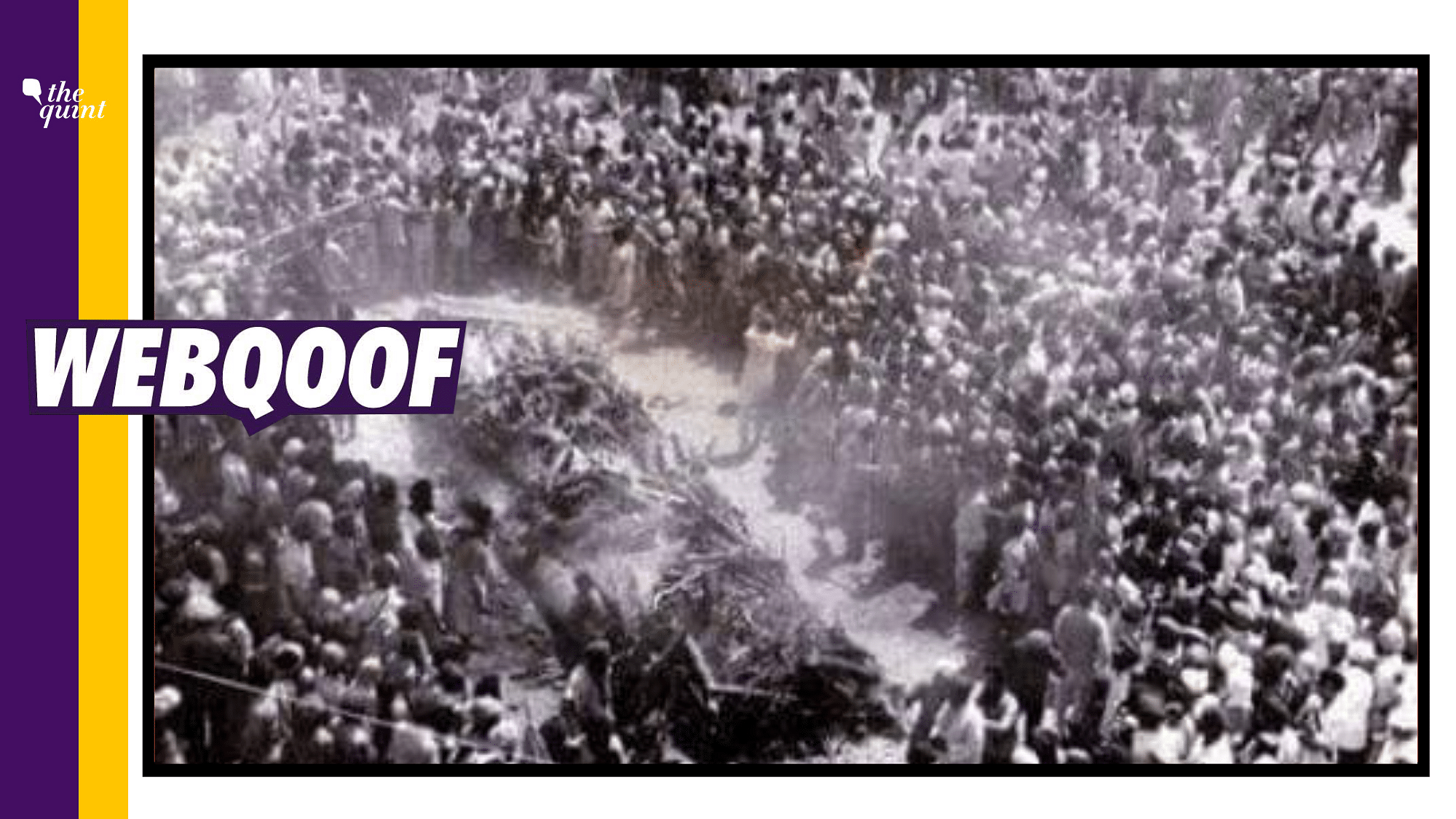 Fact-Check | The viral photograph didn’t show the funeral of Bhagat Singh. It was a photo of the funeral pyres of 13 Sikhs killed during clashes with Nirankaris in April 1978.