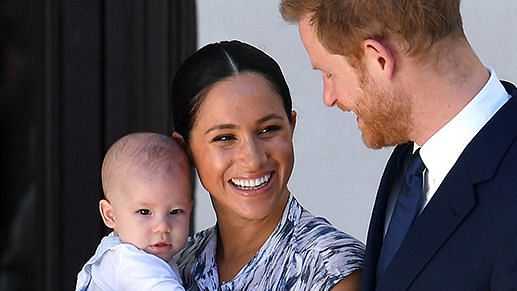  <p>Meghan Markle, Prince Harry with their son Archie.</p>