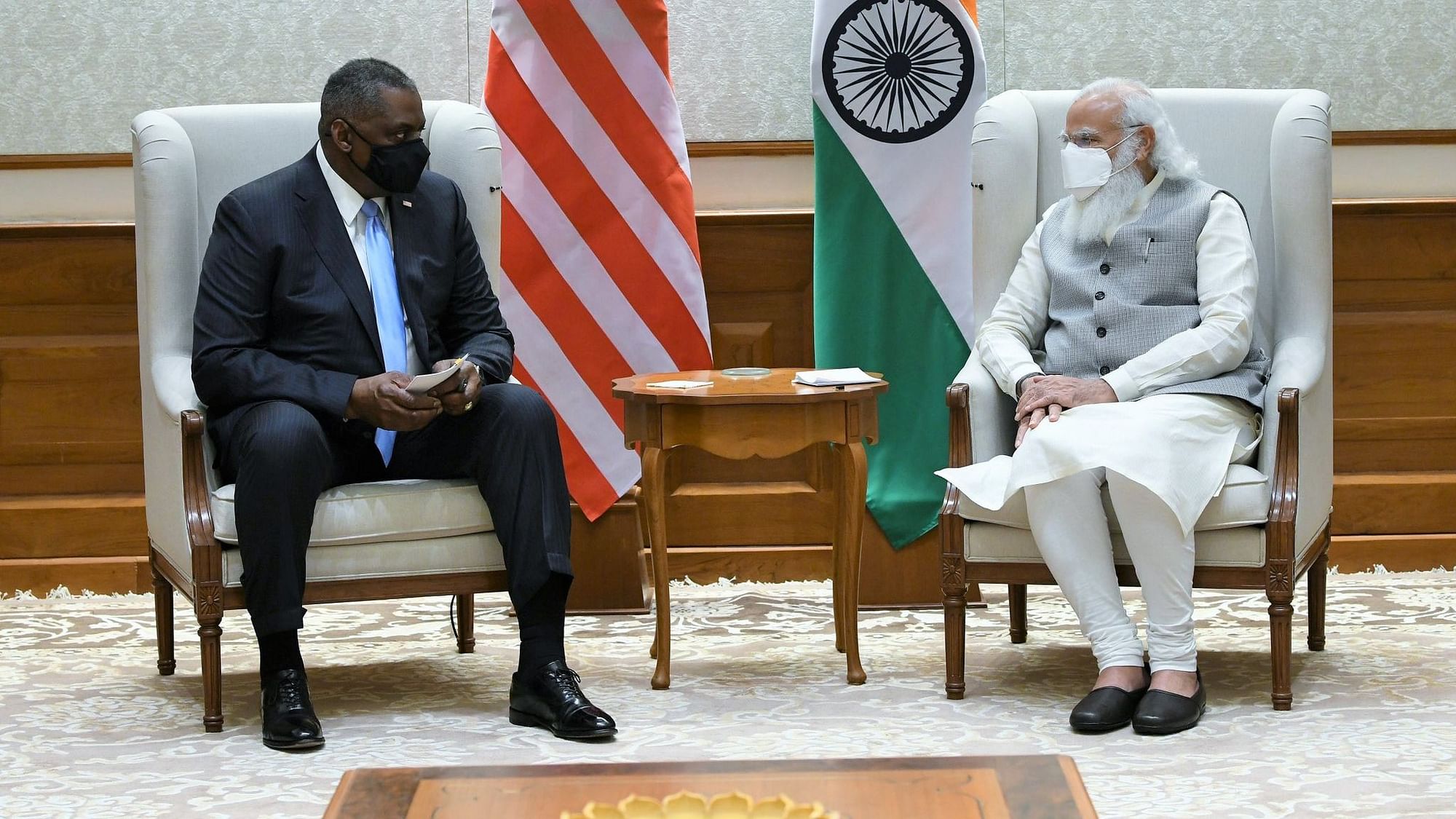 Prime Minister Narendra Modi on Friday, 19 March, met United States (US) Secretary of Defence Lloyd Austin and conveyed his best wishes for US President Joe Biden.