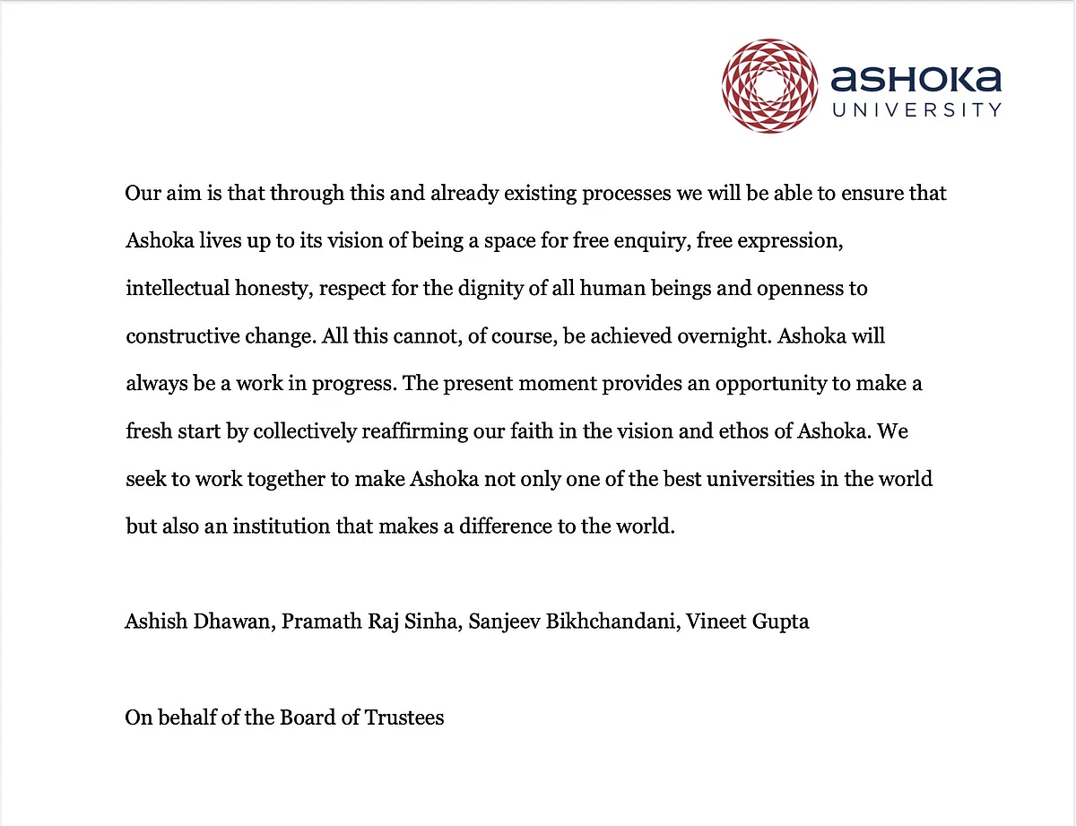 Liberty is Integral: Ashoka to Appoint Ombudsperson, Say Founders