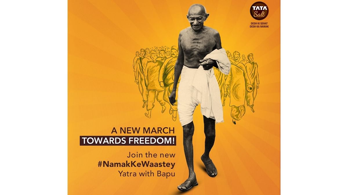 Tata Salt is urging Indians to invoke Gandhiji’s lessons once again and come together to fight COVID-19.