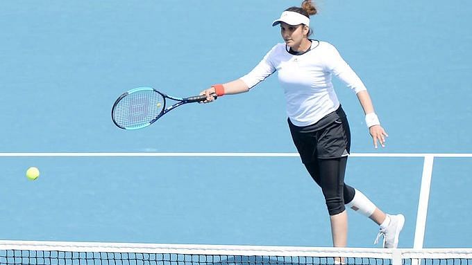 Sania Mirza returned to competitive action in the Qatar Open with a win.&nbsp;
