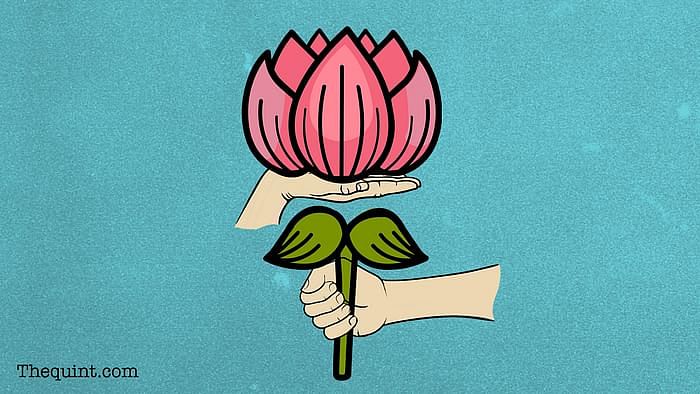 BJP’s 41st Foundation Day: Creative interpretation of the party’s symbol, lotus, is for representation purposes only.