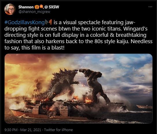 'Godzilla VS Kong' will release in India on 25 March