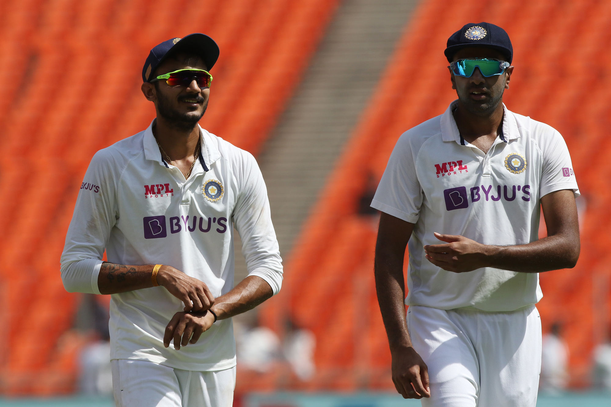 R Ashwin and Axar Patel were among India’s top performers in the Test series against England.&nbsp;