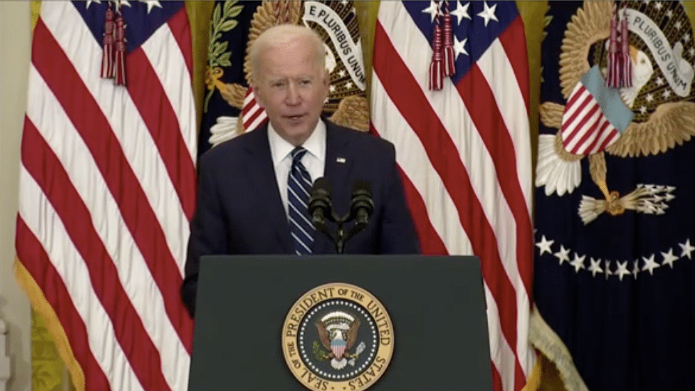Sixty-five days into his term, US President Joe Biden held the first press conference of his presidency at the White House.