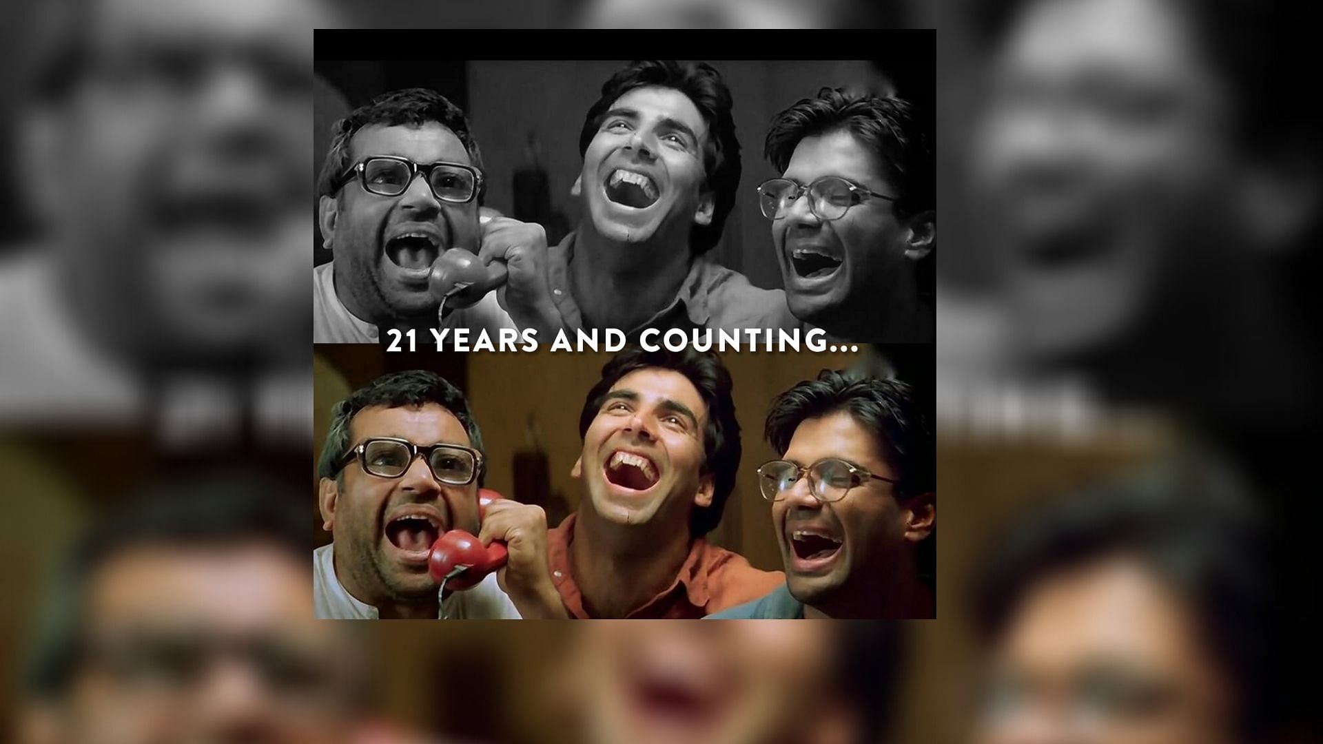 <div class="paragraphs"><p>Hera Pheri completed 21 years on Wednesday, 31 March.</p></div>