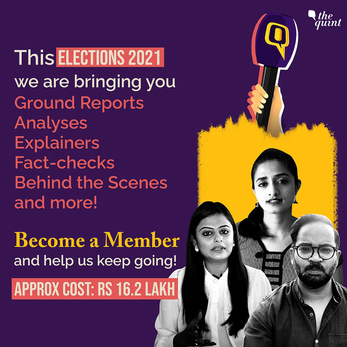 What we are bringing to you this election season!
