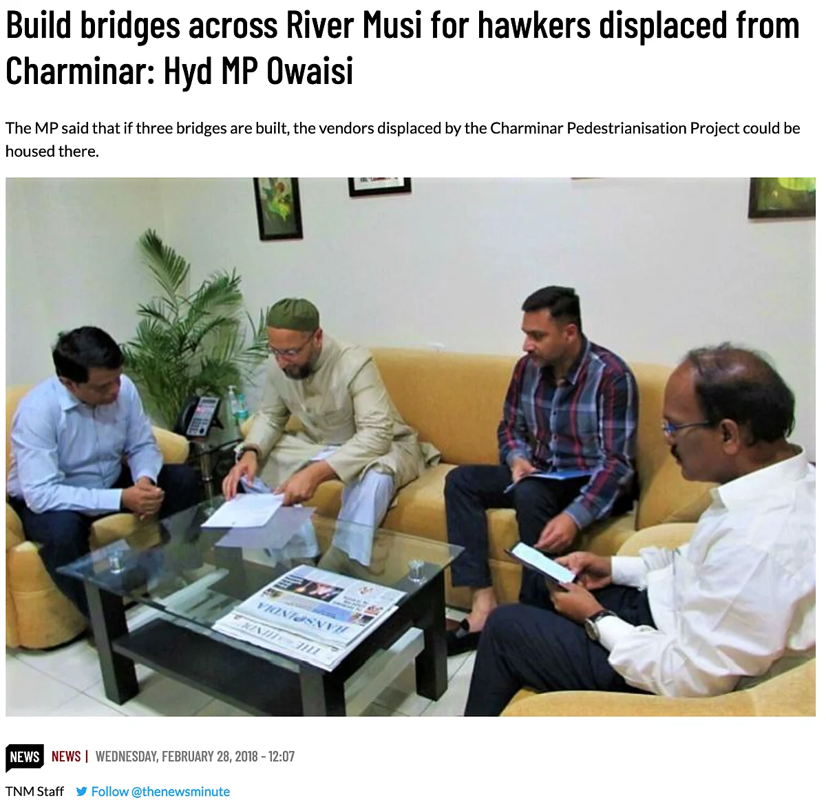 Morphed Image Shared to Falsely Claim Amit Shah Met AIMIM’s Owaisi