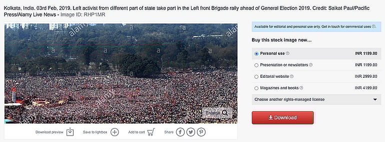 No, These Aren’t Recent Pics From PM Modi’s Brigade Ground Rally