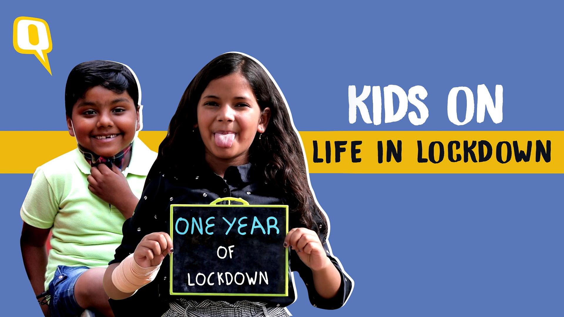 Kids talk about their life during the lockdown.