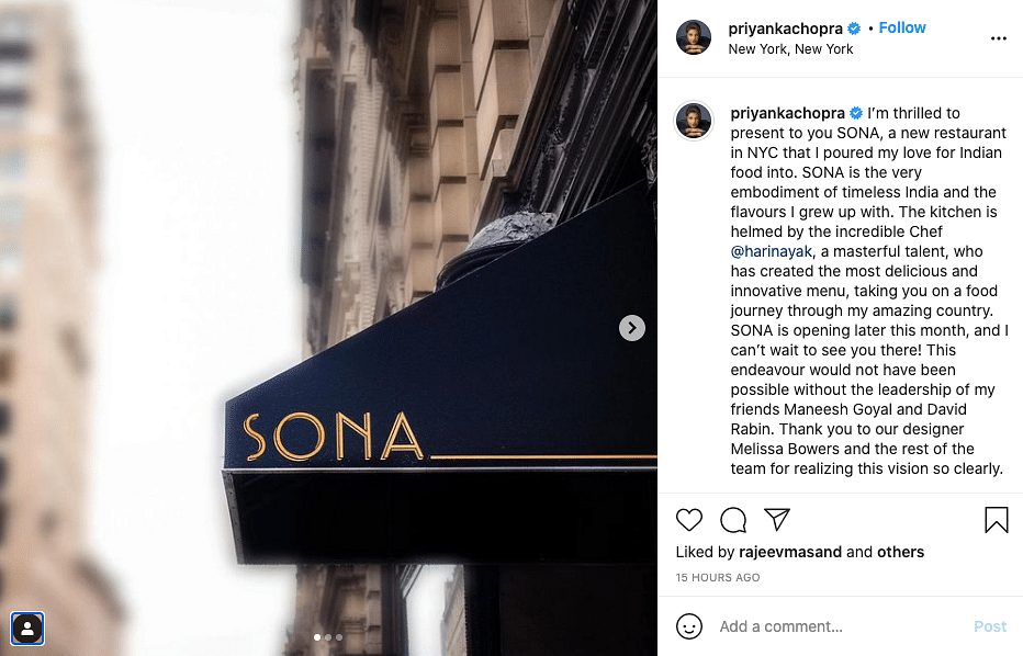 Check out Priyanka Chopra’s new restaurant in New York.